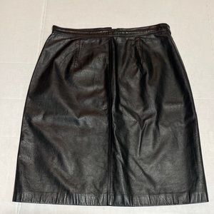 Vintage Leather Skirt
